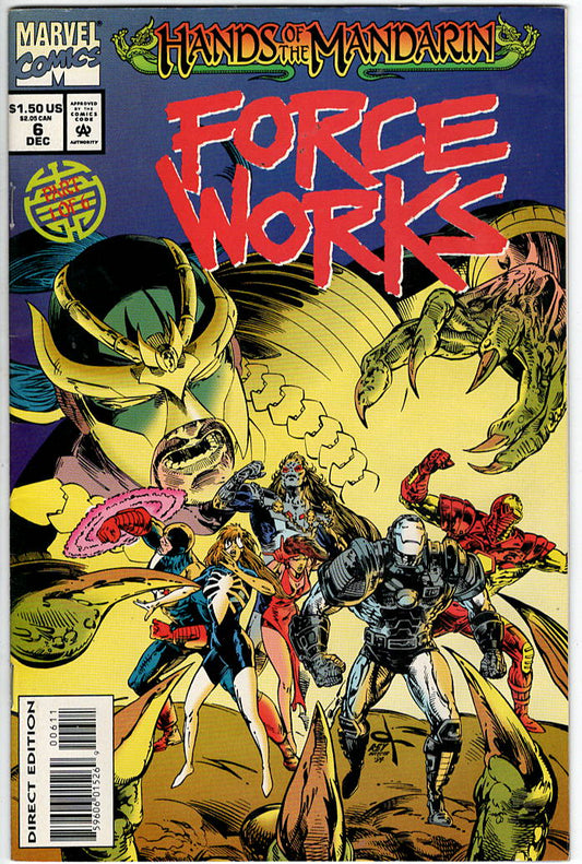 Pre-Owned - Force Works #6  (December 1994) Scanned Image Pop Weasel Pre-Owned Comics