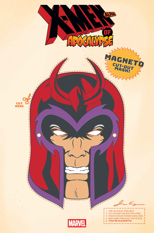 X-MEN OF APOCALYPSE ALPHA #1 RETRO HALLOWEEN MASK VARIANT - Image