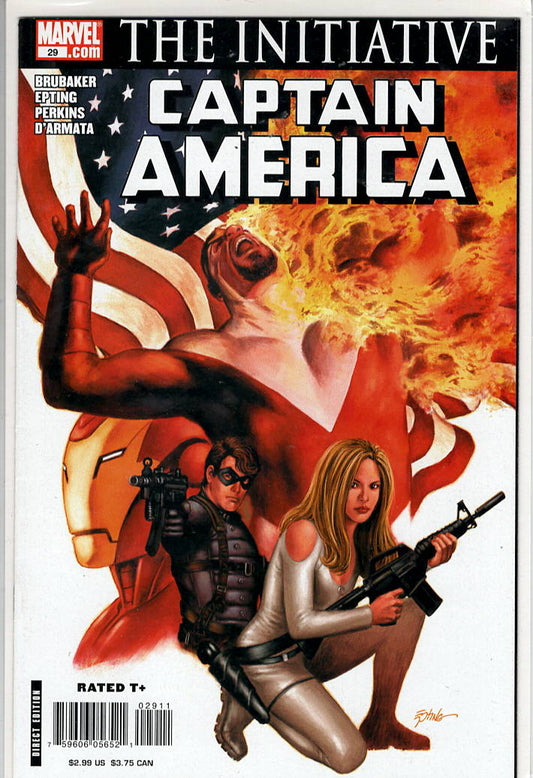Pre-Owned - Captain America #29  (October 2007) Scanned Image Pop Weasel Pre-Owned Comics