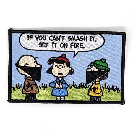 If You Cant Smash It Set It On Fire Embroidered Patch - Image - Comics - Image - Pop Weasel