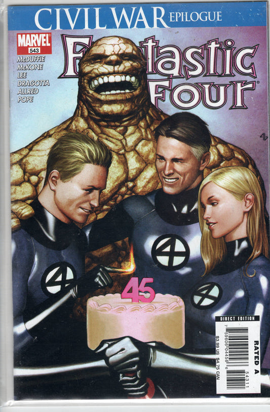 Pre-Owned - Fantastic Four #543  (January 2007 [April 2007]) Scanned Image Pop Weasel Pre-Owned Comics