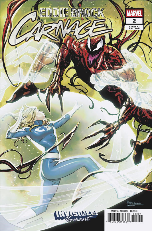 EDDIE BROCK: CARNAGE #2 ROGE ANTONIO INVISIBLE! VARIANT image