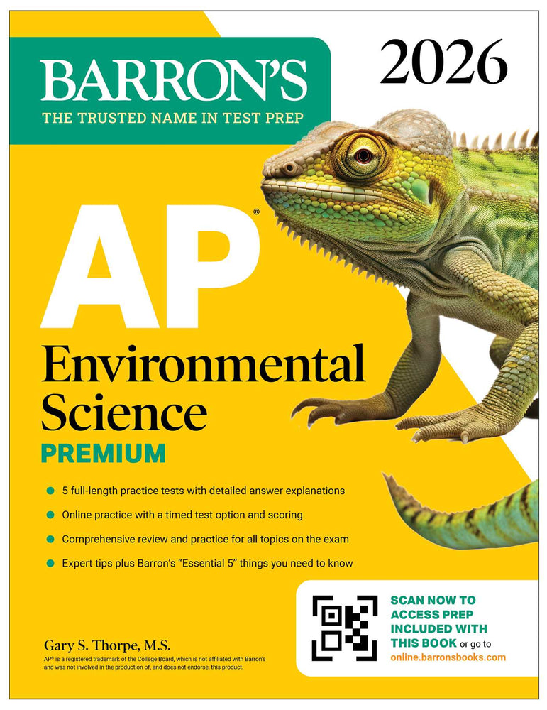 AP Environmental Science Premium, 2026: Prep Book With 5 Practice Tests + Comprehensive Review + Online Practice image - Non-Fiction - Image - Pop Weasel