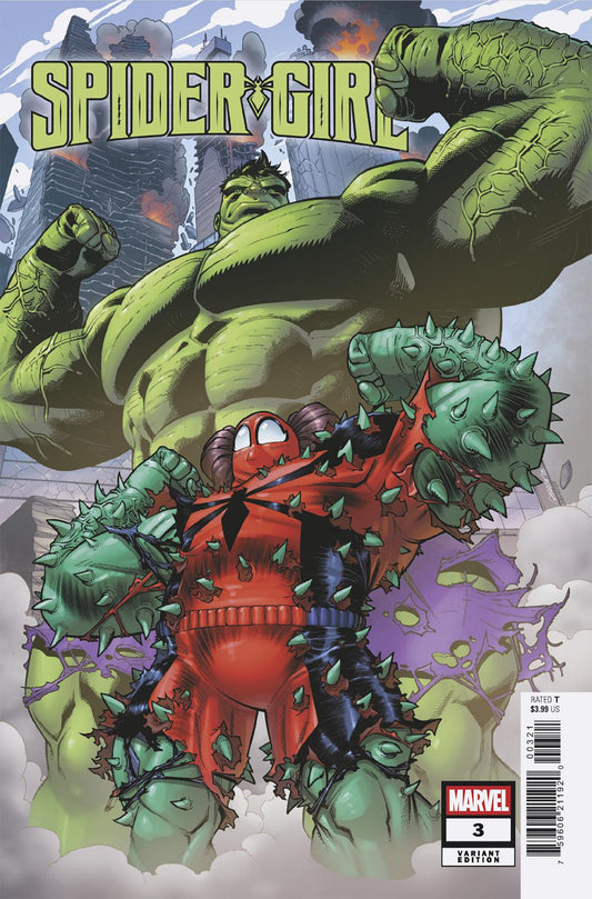 SPIDER-GIRL #3 JAVIER GARRON SPIDER-GIRL FUNHOUSE MIRROR VARIANT - Image