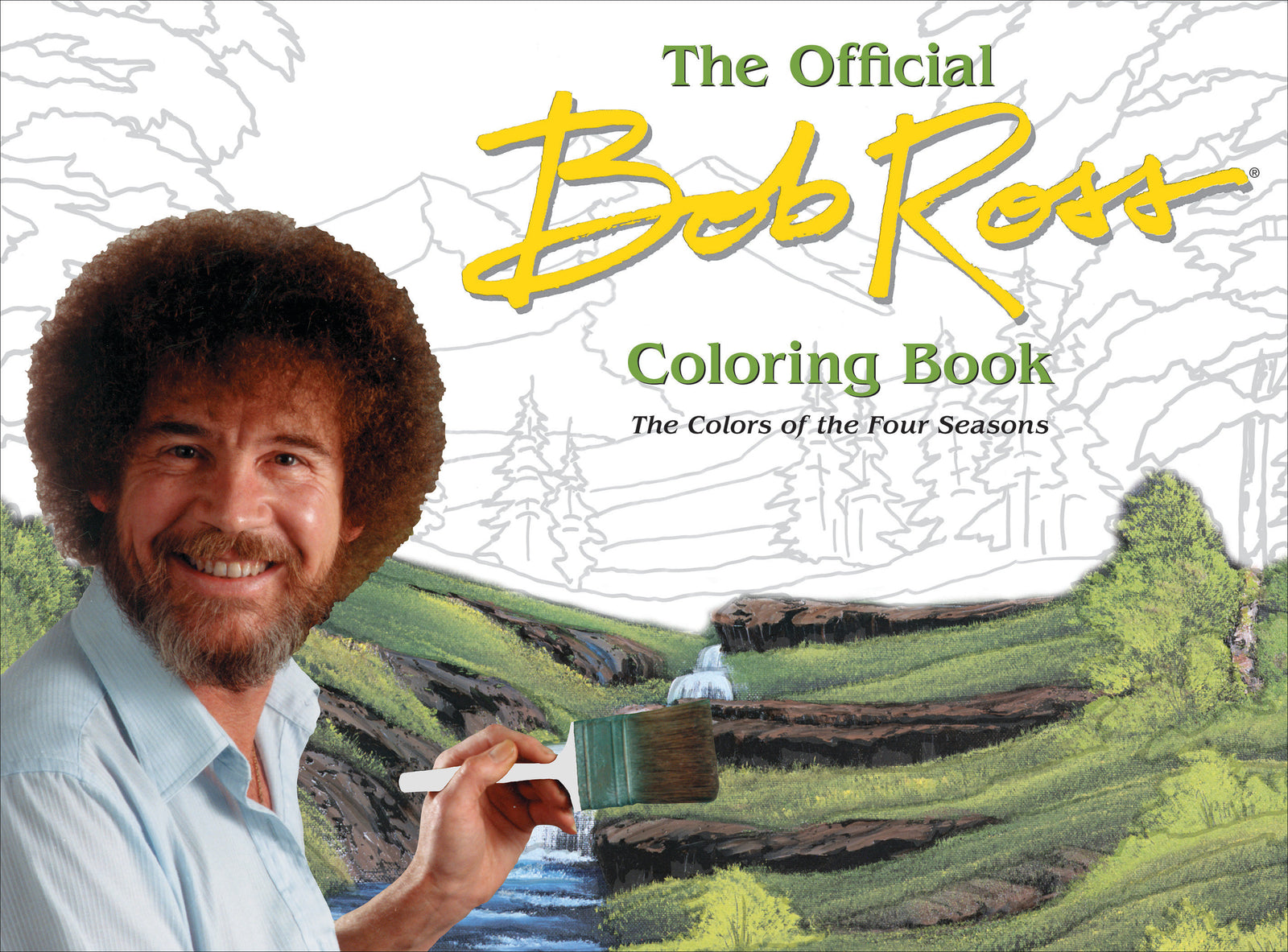 The Official Bob Ross Coloring Book image