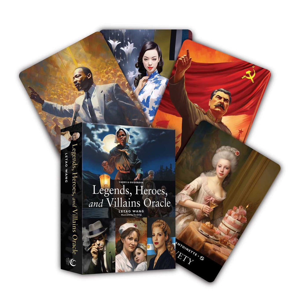 Legends, Heroes, and Villains Oracle A 36-Card Deck and Guidebook image -  - Image - Pop Weasel