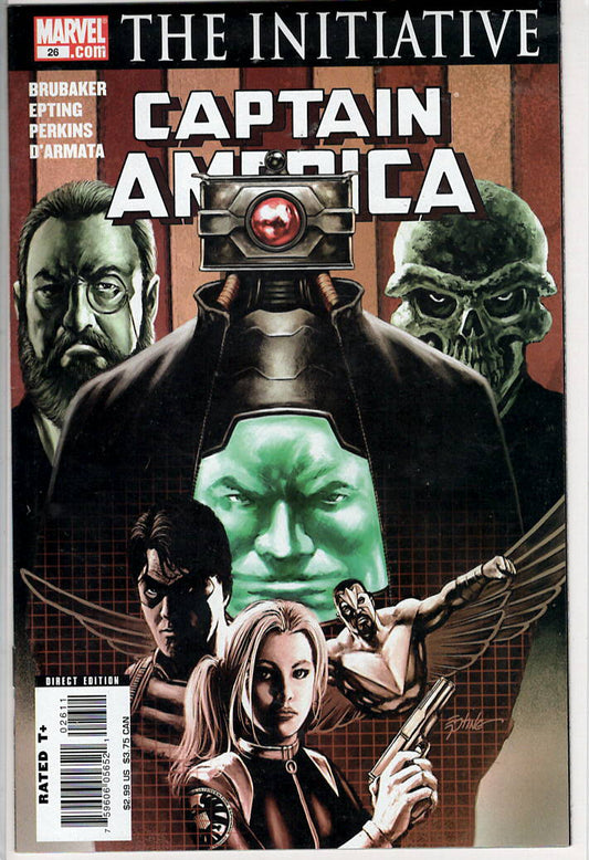 Pre-Owned - Captain America #26  (May 2007) Scanned Image Pop Weasel Pre-Owned Comics