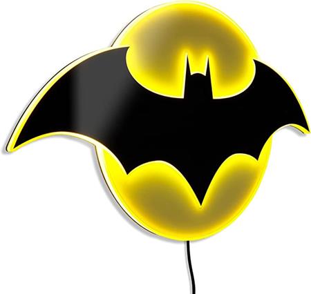 Dc Comics Batman Justice League Illuminated Batsign Led Neon Style Superhero Logo Wall Light Hangable Lamp (large) - Image - Comics - Image - Pop Weasel