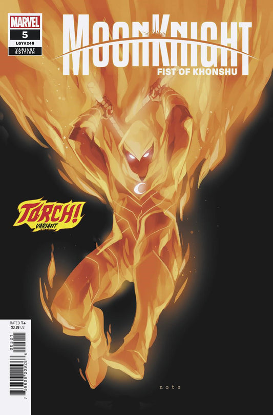 MOON KNIGHT: FIST OF KHONSHU #5 PHIL NOTO TORCH! VARIANT image