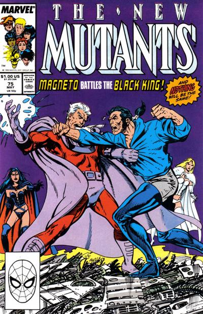 Pre-Owned - The New Mutants (1983 series) #75 (May 1989) - Cover Image