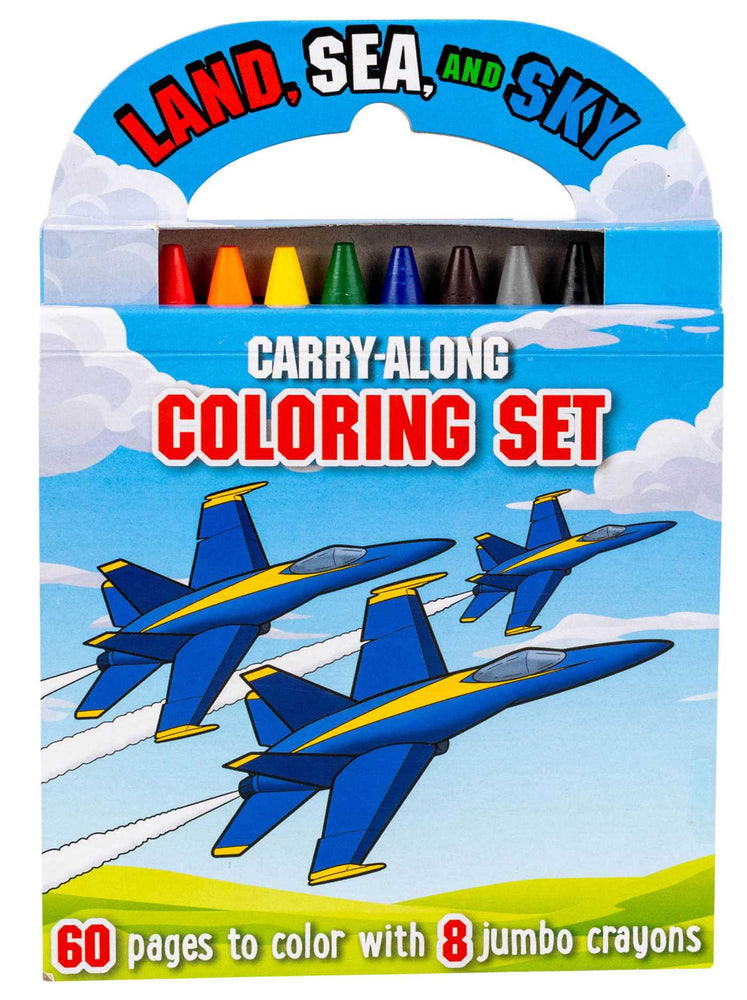 Land, Sea, and Sky: Carry-Along Coloring Set image -  - Image - Pop Weasel