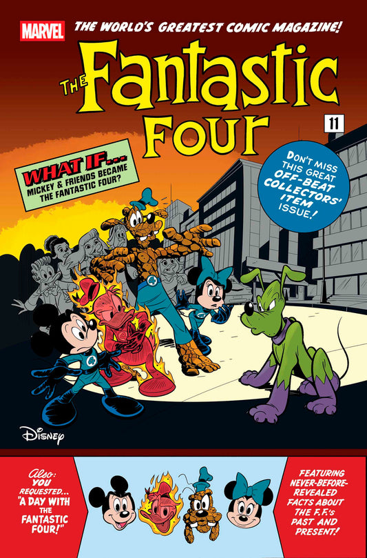FANTASTIC FOUR #32 EMILIO URBANO DISNEY WHAT IF? FANTASTIC FOUR HOMAGE VARIANT [DOOM] - Image