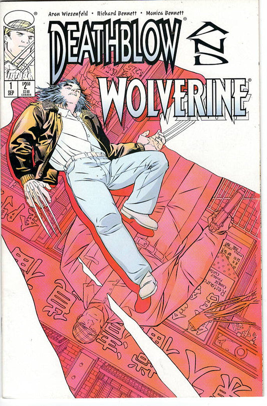 Pre-Owned - Deathblow / Wolverine #1  (September 1996) Scanned Image Pop Weasel Pre-Owned Comics