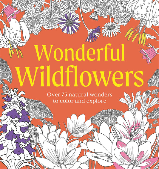 Wonderful Wildflowers Coloring Book - Image