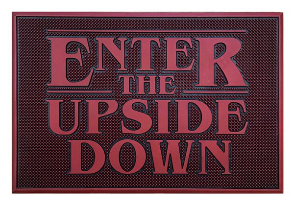 Licensed Doormat - Stranger Things Enter the Upside Down (Rubber) - Door Mat - Image - Pop Weasel