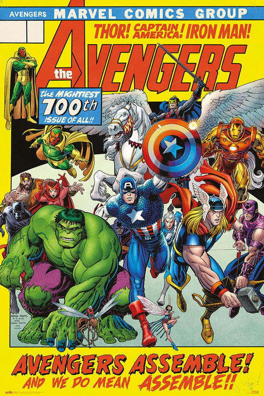 Pop Weasel Image of Marvel Avengers 700th Issue Poster