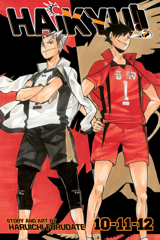 Haikyu!! (3-in-1 Edition), Vol. 4 Includes vols. 10, 11 & 12 image