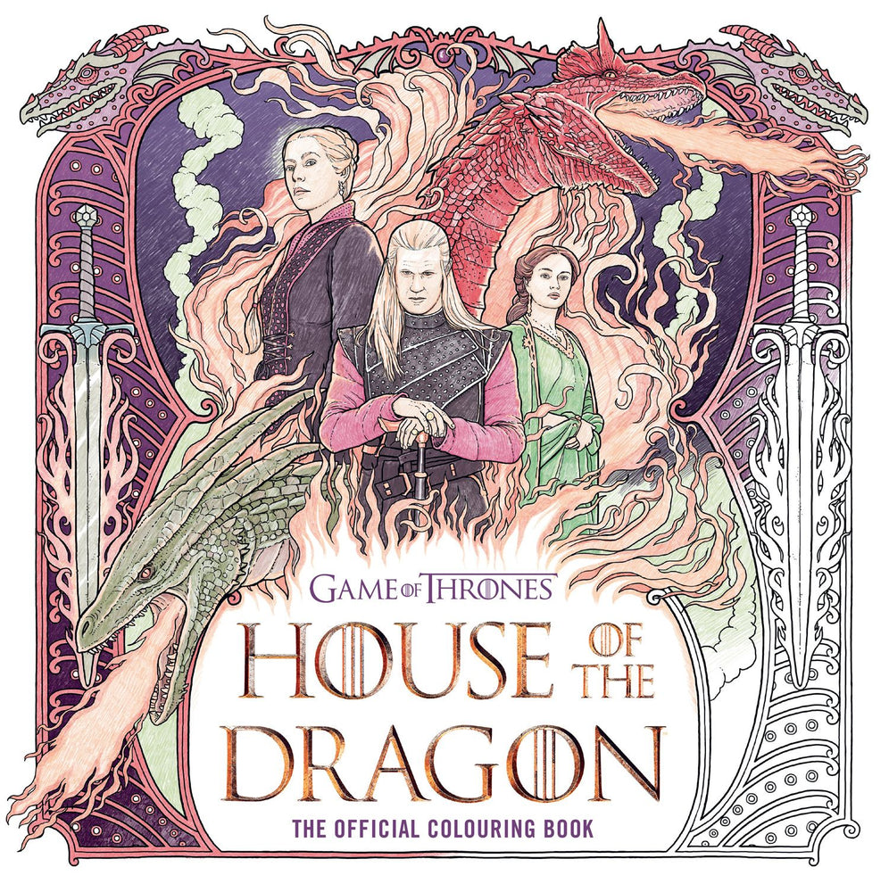 House Of The Dragon The Official Colouring Book - Books - Image - Pop Weasel