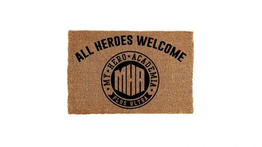 Licensed Doormat - My Hero Academia All Heroes Welcome