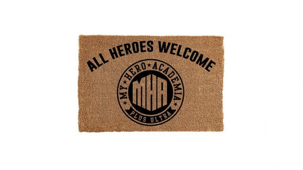 Licensed Doormat - My Hero Academia All Heroes Welcome