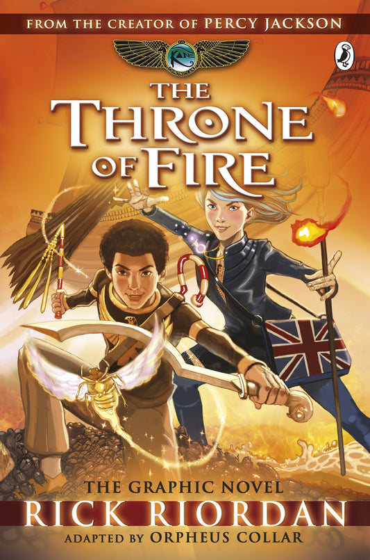 Pop Weasel Image of The Throne of Fire: The Graphic Novel (The Kane Chronicles Book 02)