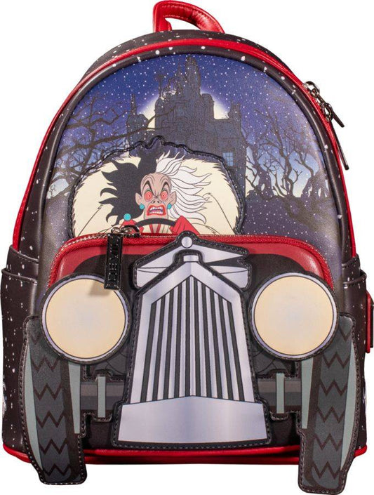 Pop Weasel Image of 101 Dalmatians (1961) - Cruella Car US Exclusive Mini Backpack [RS] - Loungefly