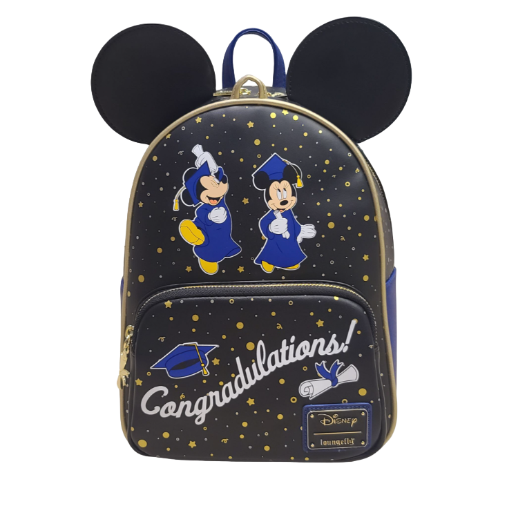 Disney - Mickey & Minnie Graduation US Exclusive Mini Backpack [RS] - Loungefly - Bags, Wallets & Purses - Image - Pop Weasel