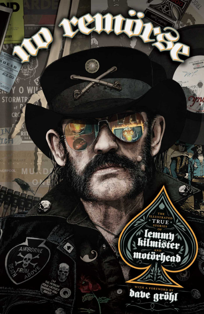 NO REMORSE: The Illustrated True Stories of Lemmy Kilmister and Motörhead - Hard Cover - Graphic Novels - Image - Pop Weasel