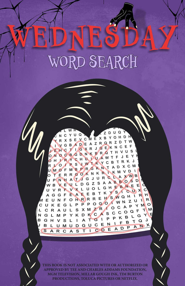 Pop Weasel Image of Wednesday Word Search - An Unofficial Activity Book - Activity Book - Image - Pop Weasel