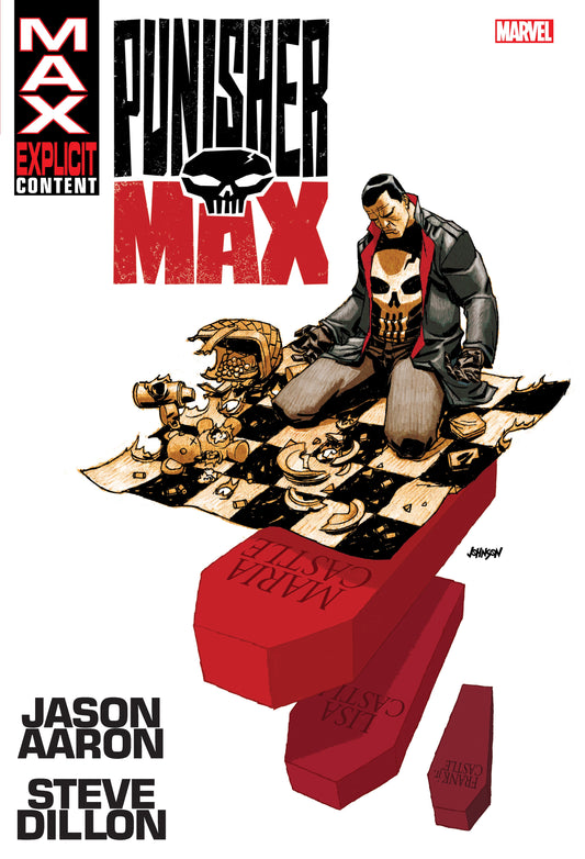 PUNISHER MAX BY AARON & DILLON OMNIBUS DAVE JOHNSON COVER [NEW PRINTING] - Hard Cover