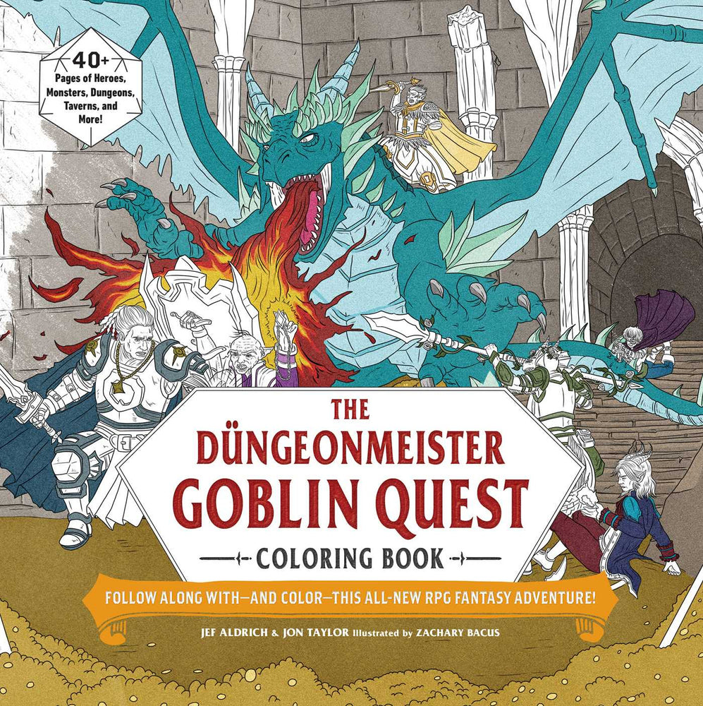 Pop Weasel Image of The Düngeonmeister Goblin Quest Coloring Book - Colouring Book - Image - Pop Weasel