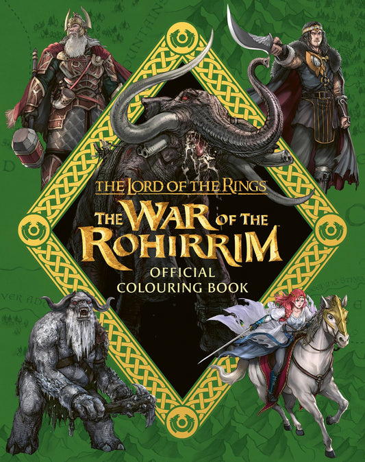 The Lord Of The Rings The War Of The Rohirrim Official Colouring Book