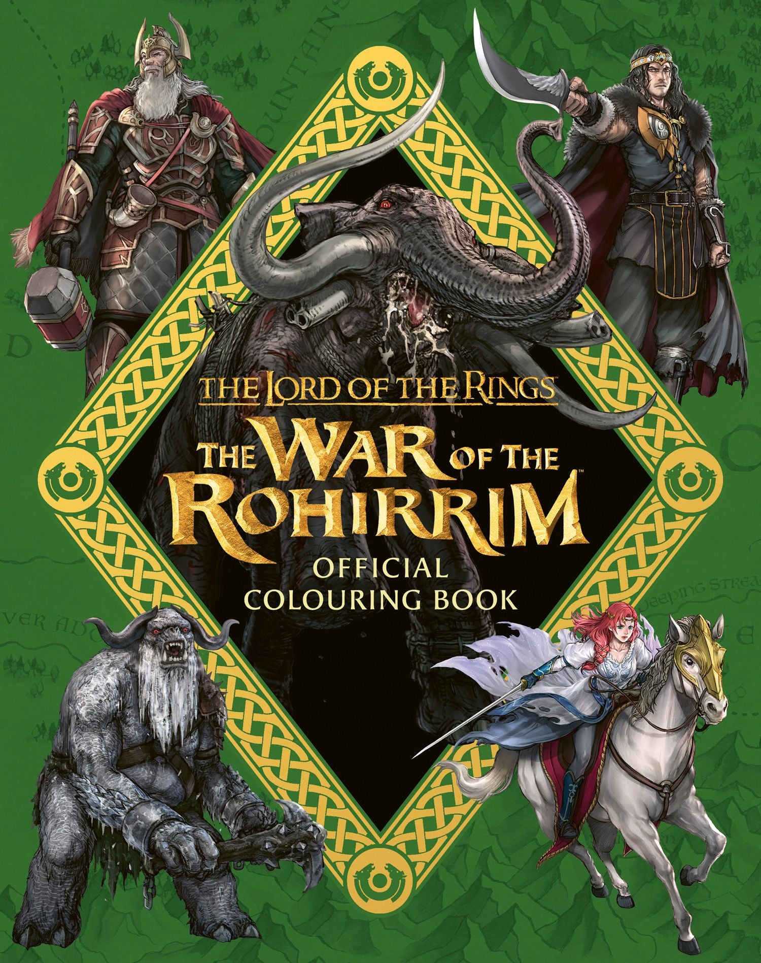 The Lord Of The Rings The War Of The Rohirrim Official Colouring Book