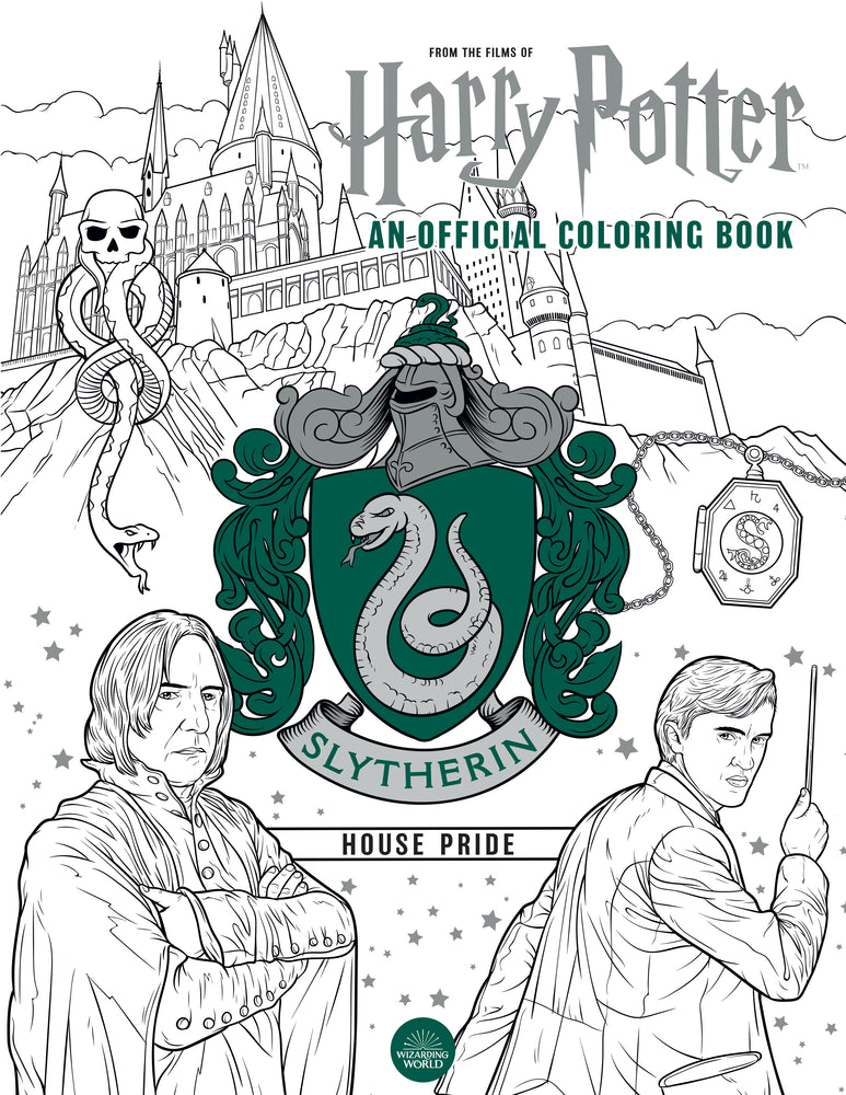 Pop Weasel Image of Harry Potter: Slytherin House Pride - The Official Colouring Book - Colouring Book - Image - Pop Weasel