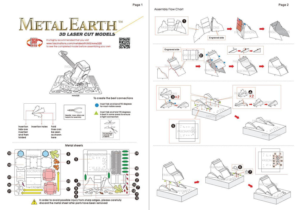 Metal Earth - Marvel Thor’s Hammer - Kitset Models - Image - Pop Weasel