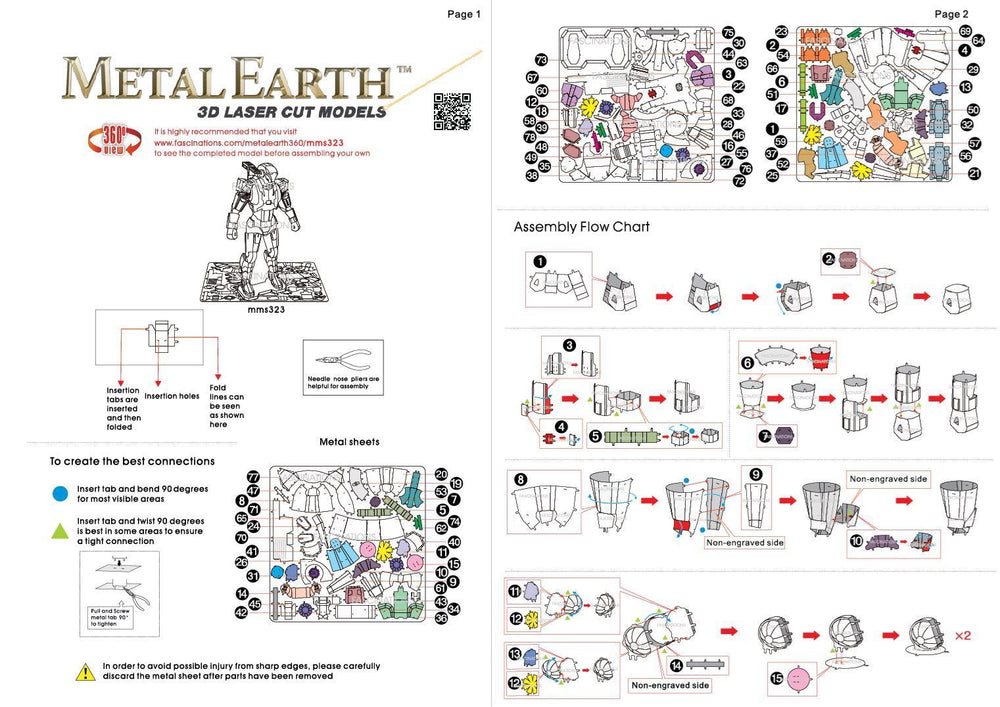 Metal Earth - Marvel's War Machine Mark II - Kitset Models - Image - Pop Weasel