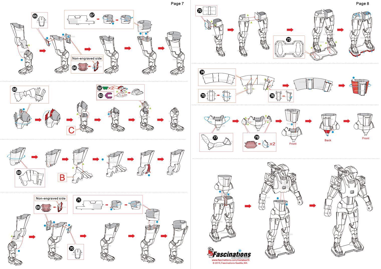 Metal Earth - Marvel's War Machine Mark II