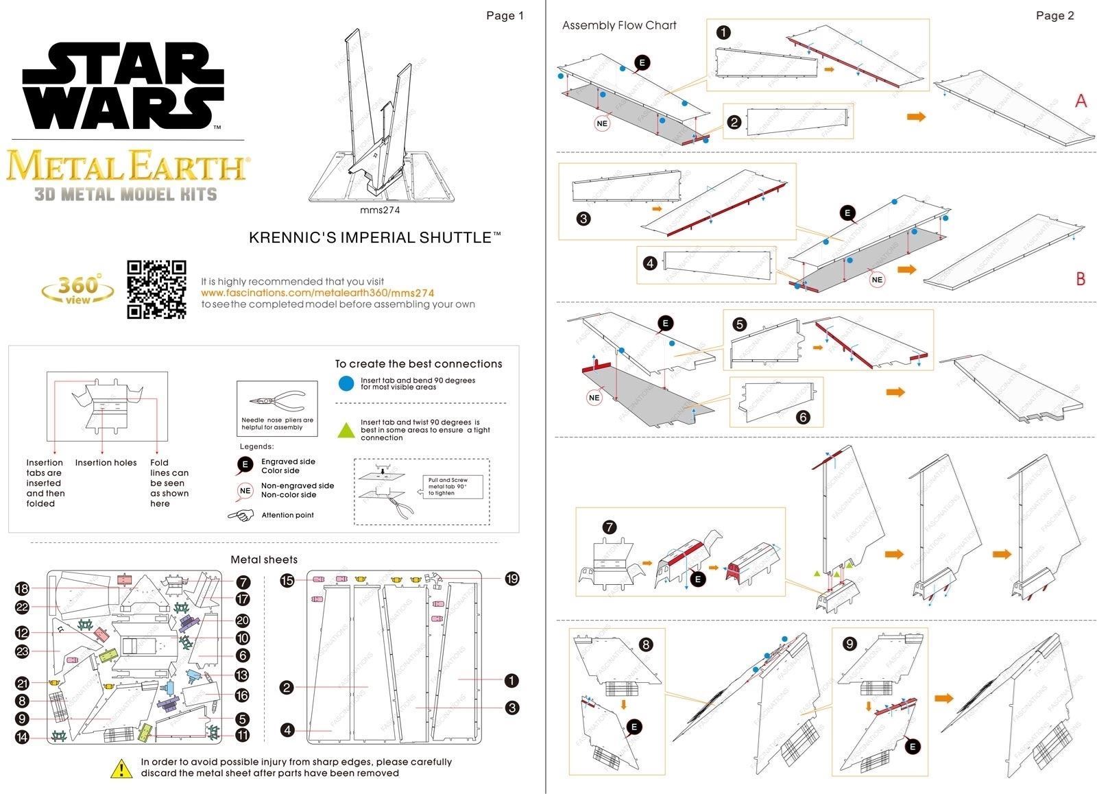 Metal Earth - Star Wars Krennic’s Imperial Shuttle