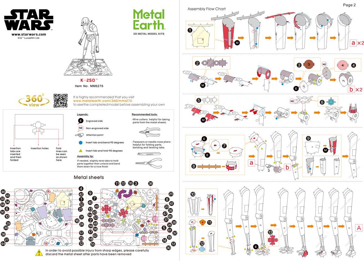 Metal Earth - Star Wars K-2SO