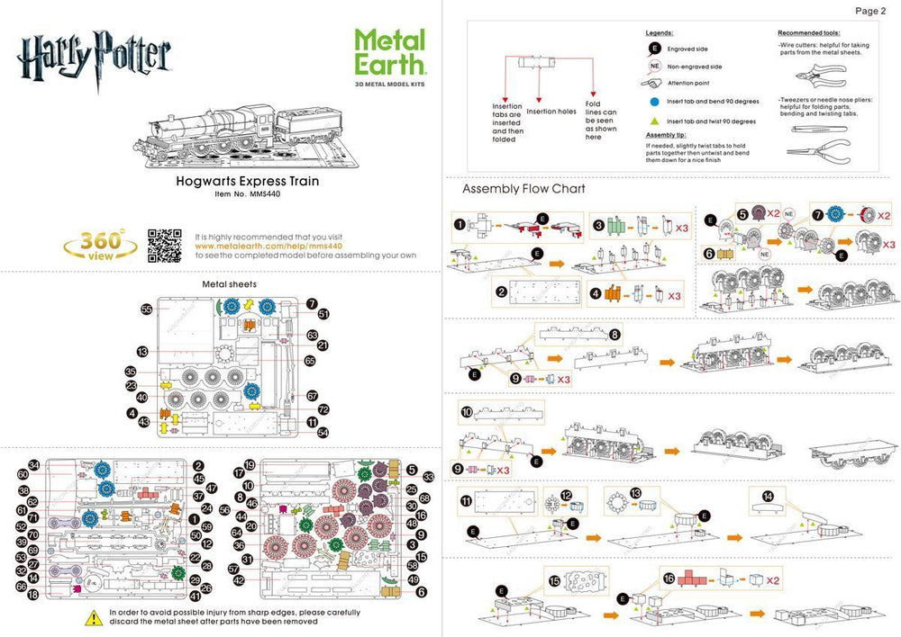 Metal Earth - Harry Potter Hogwarts Express - Kitset Models - Image - Pop Weasel