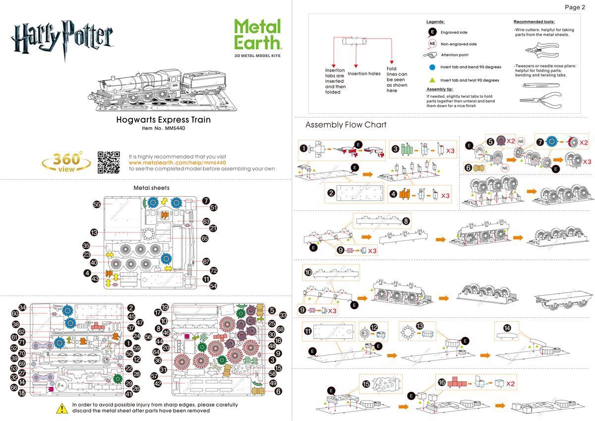 Metal Earth - Harry Potter Hogwarts Express