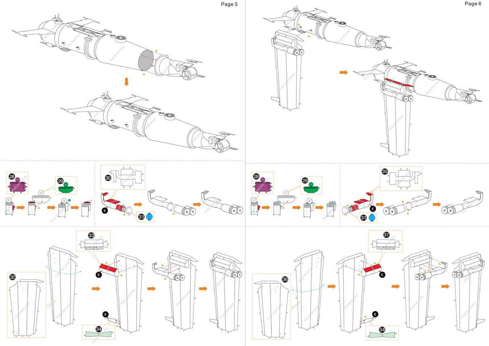 Metal Earth - Star Wars Resistance Bomber - Kitset Models - Image - Pop Weasel