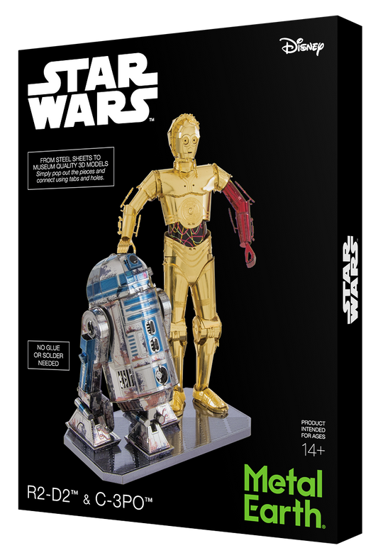 Metal Earth ICONX - Star Wars R2-D2 & C-3PO Gift Box Set