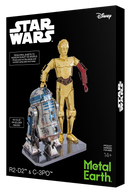Metal Earth ICONX - Star Wars R2-D2 & C-3PO Gift Box Set