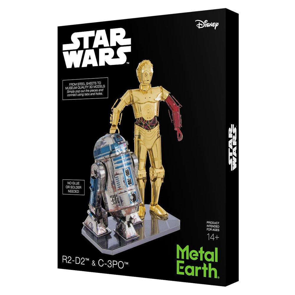 Metal Earth ICONX - Star Wars R2-D2 & C-3PO Gift Box Set - Kitset Models - Image - Pop Weasel