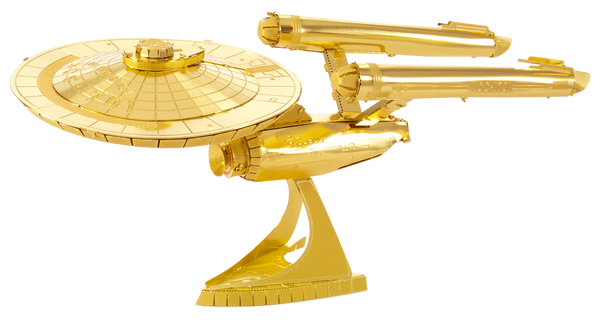 Metal Earth - Star Trek USS Enterprise Gold NCC-1701