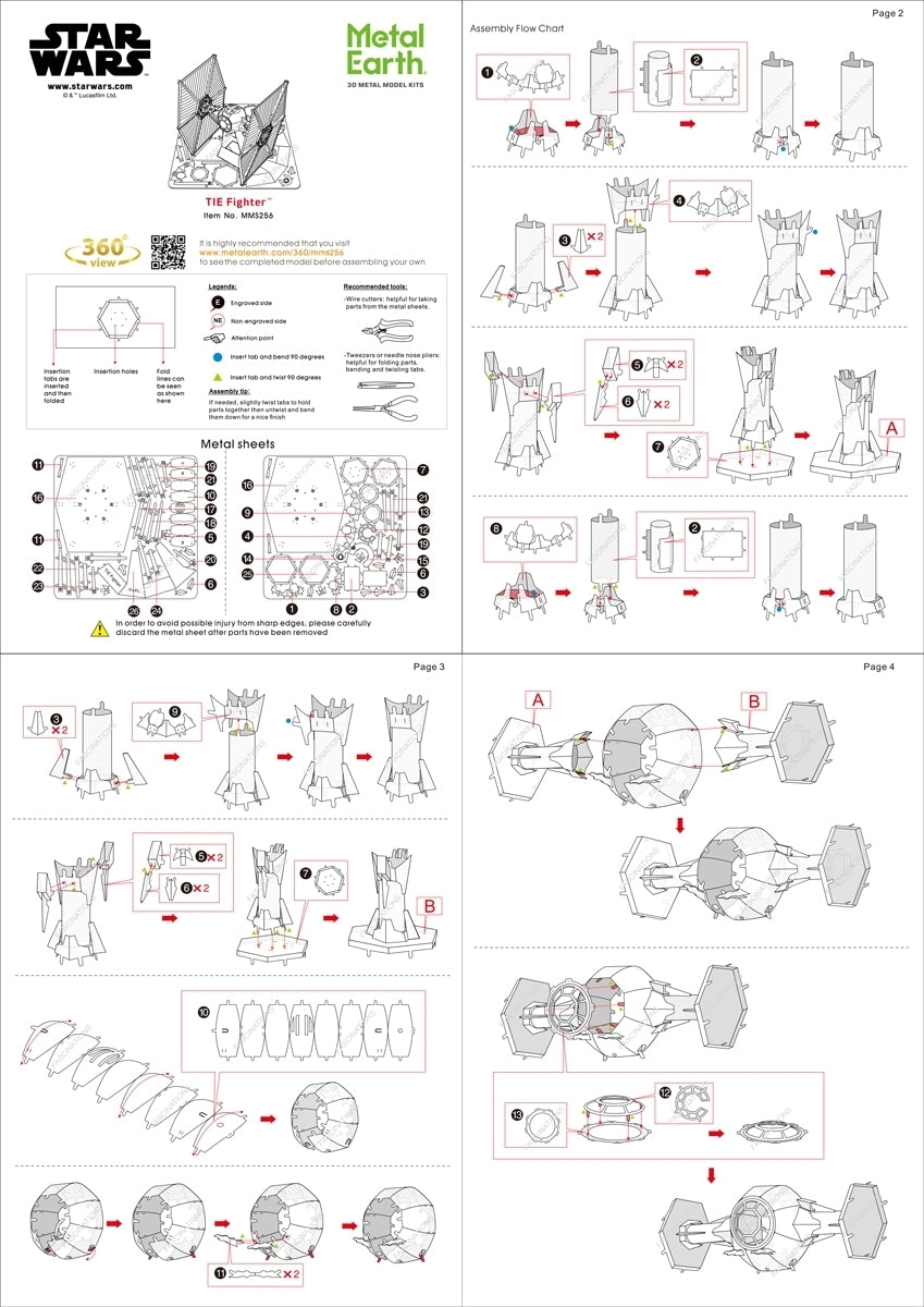 Metal Earth - Star Wars Tie Fighter