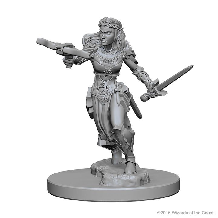 Pop Weasel Image of D&D Nolzurs Marvelous Unpainted Miniatures Elf Female Ranger - Minis and Paints - Image - Pop Weasel