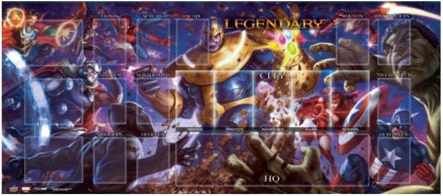 Pop Weasel Image of Marvel Legendary DBG - Thanos VS the Avengers Playmat -  - Image - Pop Weasel