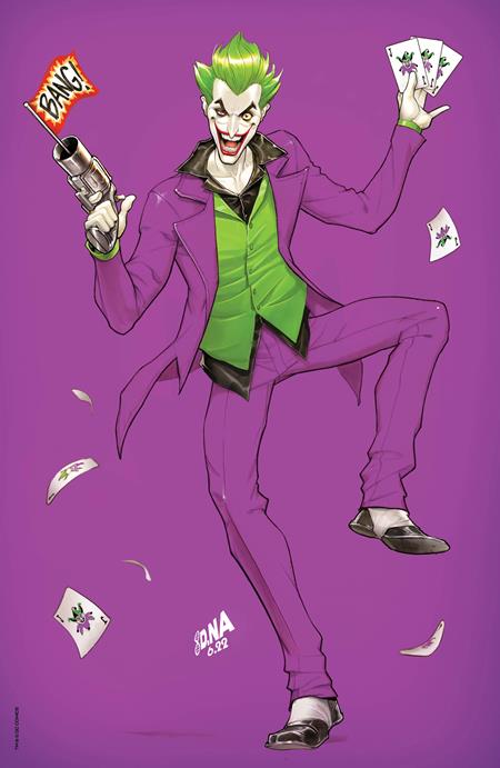 Pop Weasel Image of Joker The Man Who Stopped Laughing #1 Cvr D David Nakayama Madness Foil Var